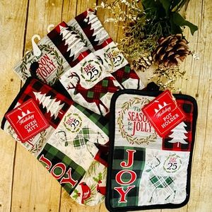 “Winter” 4Pc Holiday Kitchen Set